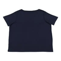 Plus - Size Ženska majica s izrezom u obliku slova u-papige