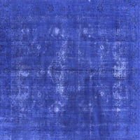 Pravokutni Perzijski plavi boemski unutarnji tepisi tvrtke A. M. koji se mogu prati u perilici, 8 '10'