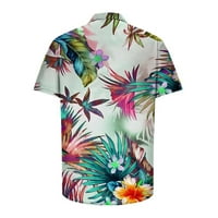 + Muške košulje bez granica, rasprodaja, Plus Size, ležerni gumbi, havajski print, košulja s kratkim rukavima