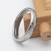 Muška i ženska kolekcija zaručničkog prstena od nehrđajućeg čelika