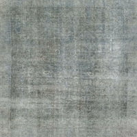 Ahgly Company Unutarnji pravokutnik Sažetak tamno sive apstraktne prostirke, 7 '9'