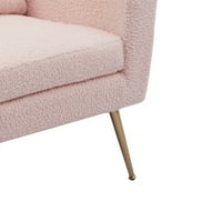 29,5 W Moderna naglasak, tapecirana fotelje s rukama i jastukom za bacanje, Single Sofa Slobodna klupska kauča