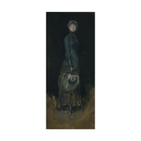 Zaštitni znak likovna umjetnost 'Lady in Grey' platno umjetnost Jamesa Abbotta McNeilla Whistler