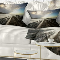 Dizajnirati nadrealna obala atlantskog oceana - jastuk za bacanje fotografija - 12x20