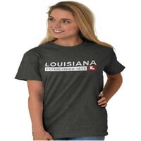 Karta Louisiane, Uniforma države, muška majica s grafičkim uzorkom, majice od 2 inča