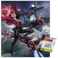 Comics-Scarlet vještica-Osvetnici zidni poster s gumbima, 14.725 22.375