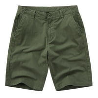 Muške kratke hlače povremene ljetne kratke hlače s patentnim zatvaračima srednji struk kratke hlače Army Green