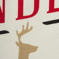 Božićni kuhinjski ručnik ukrasni preveliki set od 3 komada Sjeverni pol