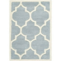 Ručno tkani tepih od Bjelokosti od bjelokosti u boji 9733