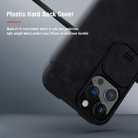 -Lion Wallet fule za iPhone Pro s objektivom kamere Slide Stupange zaštitni telefon, luksuzni PU kožni šok klasični