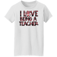 Grafička Amerika Valentinovo podučavajući odmor Ljubavi ženska grafička majica za kolekciju učitelja