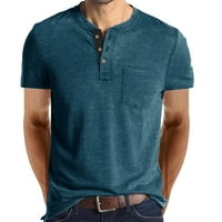 Golf košulje za muškarce muškarce kratkih rukava Beefy mišić Osnovna čvrsta čista boja majice majice majice gornje
