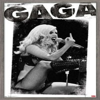 Dama Gaga - plakat prsta na zidu, 22.375 34