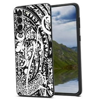 Crno-bijelo-gotička futrola za telefon, deginirana za Samsung Galaxy S slučaj muškaraca, fleksibilni silikonski