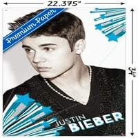 Justin Bieber-zapanjujući zidni poster s gumbima, 22.375 34