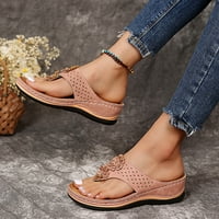 Ženske ljetne ležerne sandale okretni flops dame dame flip-flops klina pete papuče za peta
