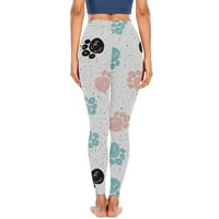 Modne casual ženske hlače s gradijentnim printom ženske hlače visokog struka uske joga hlače duge hlače rasprodaja