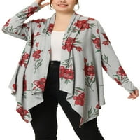 Jedinstveni prijedlozi Ženska odjeća plus size kimono sa slatkim printom sove kardigan Cape
