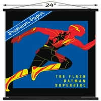 Zidni poster za stripove flash Heroes u magnetskom okviru, 22.375 34