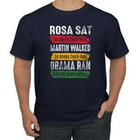 Wild Bobby Rosa Sat Martin je hodao Obama Run kako bi naša djeca mogla razbiti crne ponose muškarce grafičke majice,