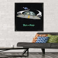 Rick i Mortie-svemirski plakat na zidu, 22.375 34