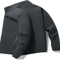 Muški prsluk od flisa ili vanjski kaput s džepovima na patentnim zatvaračima gornja odjeća ležerna jakna bez rukava