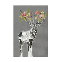 Jennifer Goldberger 'jeleni i cvijeće i' platno umjetnost