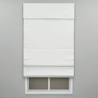 Regal Estate Classic Bežična soba zatamnjena energetski učinkovita tkanina rimska nijansa, bijela, 23W 64L