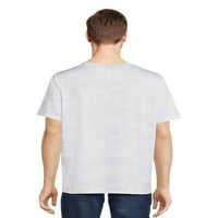 Maskirna majica za zaštitu od sunca s okruglim vratom za muškarce u rasponu od 5 do 5 inča