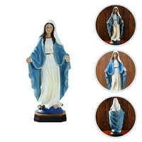 Katoličanstvo ukras stolni dekor od smole ukras kip Djevice Marije od smole