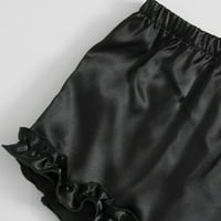 Absuyy dame pidžama sets- presavijena čipka seksi donje rublje svileno rublje u donjem rubnom rublju pidžama saten