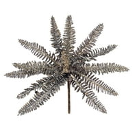 Umjetni Božićni sprej od 20 srebrnog cvijeta Paprati. Uključuje sprejeve u pakiranju